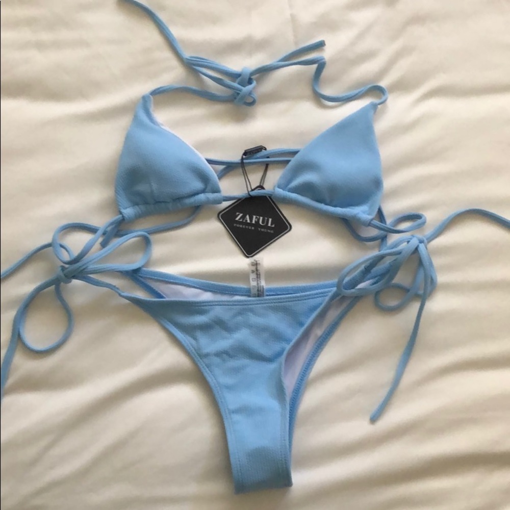 Blue Zaful Bikini